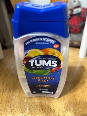 Antacid Assorted Fruit Chewable Tablets - Blue Cap